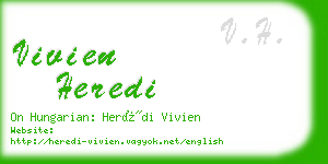 vivien heredi business card